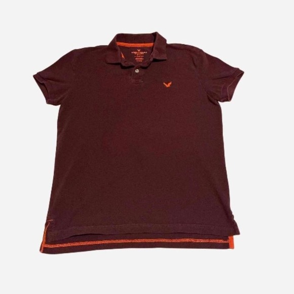 American Eagle Outfitters Other - Maroon or Burgundy‎ American Eagle polo shirt #preppy #maroon #americaneagle